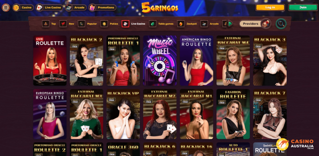 5 Gringos Casino Recension