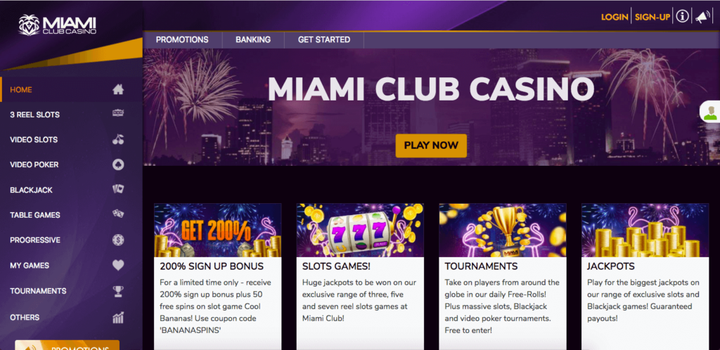 Recensione del casinò Miami Club