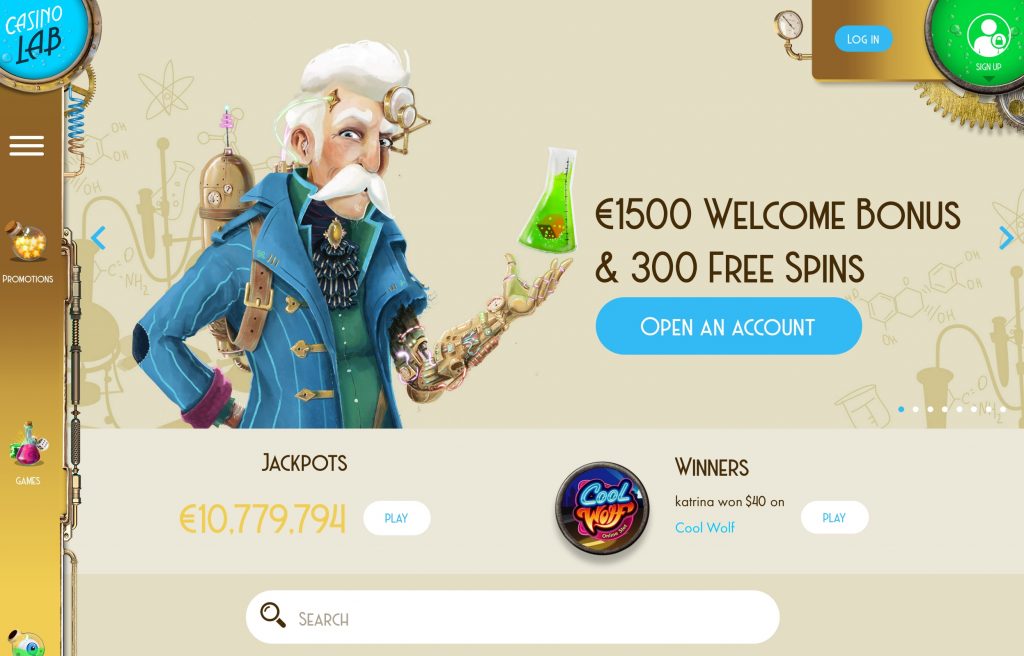 Casino Lab Välkomstbonus