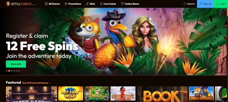 Emu Casino Gratis Spins.webp